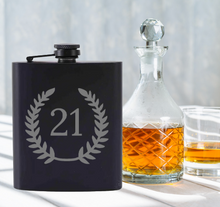 Load image into Gallery viewer, Engraved Birthday Whisky Flask