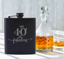 Load image into Gallery viewer, Engraved Birthday Whisky Flask