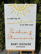 Load image into Gallery viewer, Baby Shower Sign - Sunshine