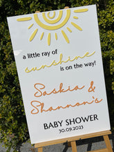 Load image into Gallery viewer, Baby Shower Sign - Sunshine