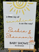 Load image into Gallery viewer, Baby Shower Sign - Sunshine