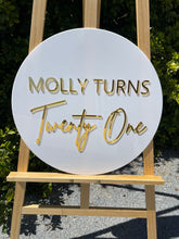 Load image into Gallery viewer, Birthday Party Sign - Molly