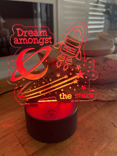 Load image into Gallery viewer, Kids Night Light - Rocket & Stars