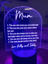 Load image into Gallery viewer, Quote Night Lights