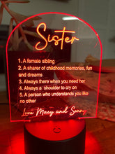 Load image into Gallery viewer, Quote Night Lights