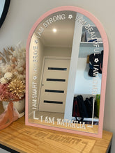 Load image into Gallery viewer, Affirmation Arch Mirror