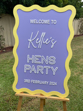 Load image into Gallery viewer, Hen's Party Sign - Kellie's Hen's Party