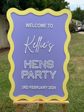 Load image into Gallery viewer, Hen's Party Sign - Kellie's Hen's Party