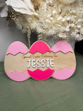 Load image into Gallery viewer, Easter Crate Plaque Only | Triple Cracked Eggs
