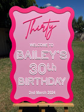 Load image into Gallery viewer, Birthday Party Sign - Thirty