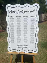 Load image into Gallery viewer, Seating Chart - Please Find Your Seat