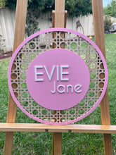 Load image into Gallery viewer, Kids Name Sign - Rattan