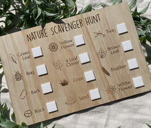 Load image into Gallery viewer, Scavenger Hunt Board - Nature
