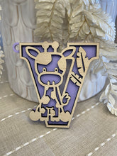 Load image into Gallery viewer, Giraffe Themed Letters