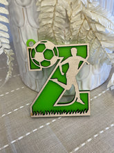 Load image into Gallery viewer, Soccer Themed Letters