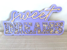 Load image into Gallery viewer, Nursery Sign - Sweet Dreams