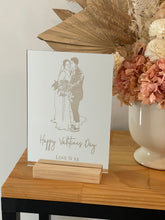 Load image into Gallery viewer, Line Art Memorial Plaque