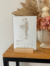 Load image into Gallery viewer, Line Art Memorial Plaque
