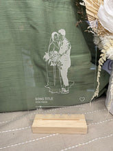Load image into Gallery viewer, Line Art Memorial Plaque