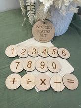 Load image into Gallery viewer, Wooden Math Set