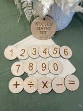 Load image into Gallery viewer, Wooden Math Set