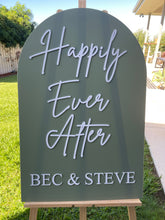 Load image into Gallery viewer, Engagement Party Sign - Happily Ever After