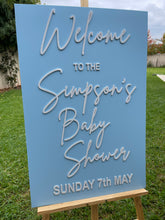 Load image into Gallery viewer, Baby Shower Sign