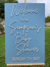 Load image into Gallery viewer, Baby Shower Sign