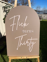 Load image into Gallery viewer, Birthday Party Sign - Flick