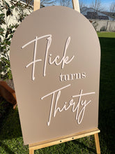 Load image into Gallery viewer, Birthday Party Sign - Flick