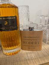 Load image into Gallery viewer, Engraved Groomsmen Whisky Flask