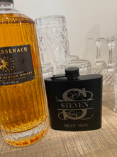 Load image into Gallery viewer, Engraved Groomsmen Whisky Flask