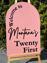 Load image into Gallery viewer, Birthday Party Sign - Welcome To