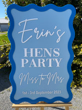 Load image into Gallery viewer, Hen's Party Sign - Erin's Hen's Party