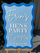 Load image into Gallery viewer, Hen's Party Sign - Erin's Hen's Party