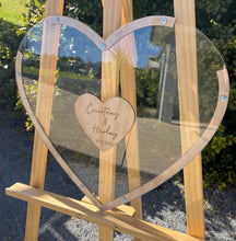 Load image into Gallery viewer, Heart Shaped Guest Book