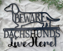 Load image into Gallery viewer, Dachshund Welcome Signs