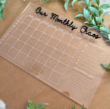 Load image into Gallery viewer, Family Monthly Planner