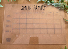 Load image into Gallery viewer, Family Monthly Planner