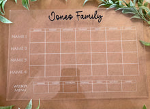 Load image into Gallery viewer, Family Monthly Planner
