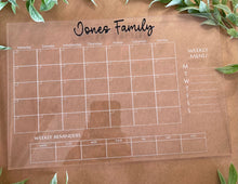 Load image into Gallery viewer, Family Monthly Planner