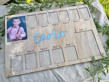 Load image into Gallery viewer, School Years Photo Board