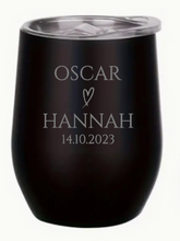 Load image into Gallery viewer, Engraved Wedding Insulated Wine Tumblers
