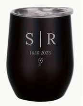 Load image into Gallery viewer, Engraved Wedding Insulated Wine Tumblers