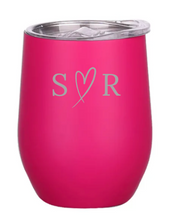 Load image into Gallery viewer, Engraved Wedding Insulated Wine Tumblers