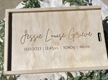 Load image into Gallery viewer, Keepsake Box - Newborn