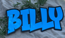 Load image into Gallery viewer, Kids Name Sign - Double Layer