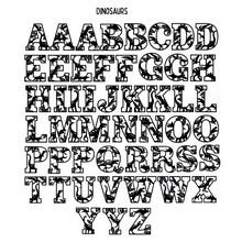 Load image into Gallery viewer, Dinosaur Themed Letters