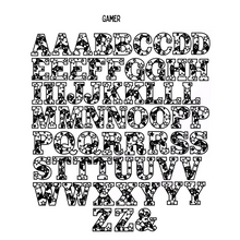 Load image into Gallery viewer, Gamer Themed Letters