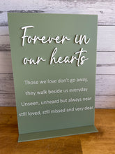 Load image into Gallery viewer, Reception Sign - Forever In Our Hearts